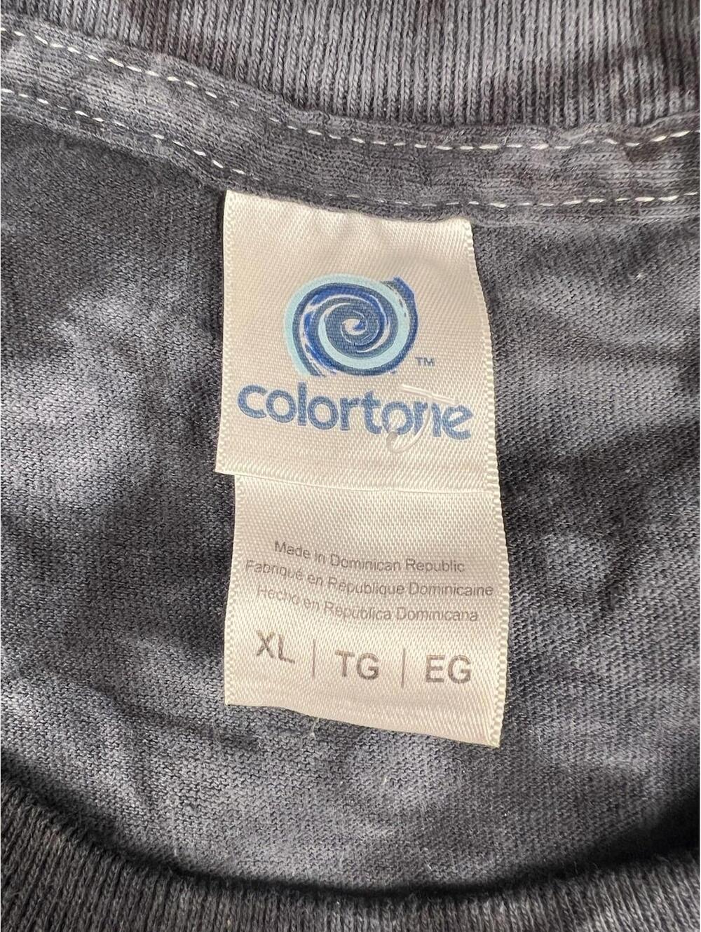 Y2K Cedar Point Halloweekends Tie Dyed Short Sleeve Tee T-Shirt XL Colortone . - Picture 4 of 7